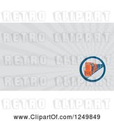 Clip Art of Diesel Train and Ray Business Card Design by Patrimonio