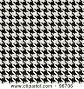 Clip Art of Retro Tight Houndstooth Pattern Texture Background by Arena Creative
