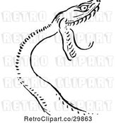 Vector Clip Art of Attacking Snake by Prawny Vintage