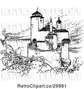 Vector Clip Art of Castle by Prawny Vintage