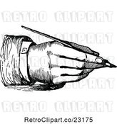 Vector Clip Art of Hand Writing with a Fountain Pen 3 by Prawny Vintage