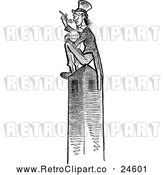Vector Clip Art of Monument by Prawny Vintage