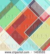 Vector Clip Art of Retro Abstract Colorful Geometric Background by KJ Pargeter