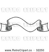 Vector Clip Art of Retro Banner Design Element by AtStockIllustration