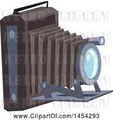 Vector Clip Art of Retro Bellows Camera by Vector Tradition SM