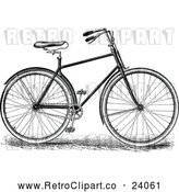 Vector Clip Art of Retro Bicycle by Prawny Vintage