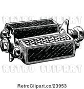 Vector Clip Art of Retro Bicycle Pedal by Prawny Vintage