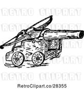 Vector Clip Art of Retro Catapult by Prawny Vintage