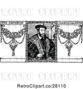 Vector Clip Art of Retro Charles V the Emperor by Prawny Vintage