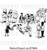 Vector Clip Art of Retro Children and Dolls by Prawny Vintage