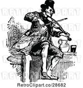 Vector Clip Art of Retro Fiddler by Prawny Vintage