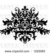 Vector Clip Art of Retro Floral Damask Design 14 by Vector Tradition SM