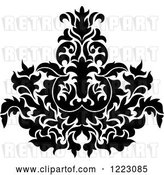 Vector Clip Art of Retro Floral Damask Design 16 by Vector Tradition SM