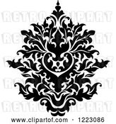 Vector Clip Art of Retro Floral Damask Design 17 by Vector Tradition SM