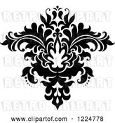 Vector Clip Art of Retro Floral Damask Design 26 by Vector Tradition SM