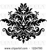 Vector Clip Art of Retro Floral Damask Design 28 by Vector Tradition SM