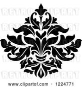 Vector Clip Art of Retro Floral Damask Design 34 by Vector Tradition SM