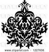Vector Clip Art of Retro Floral Damask Design 37 by Vector Tradition SM
