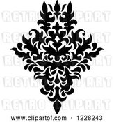 Vector Clip Art of Retro Floral Damask Design 41 by Vector Tradition SM