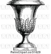 Vector Clip Art of Retro Garden Urn 2 by Prawny Vintage