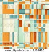 Vector Clip Art of Retro Geometric Background by KJ Pargeter