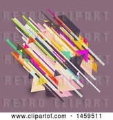 Vector Clip Art of Retro Geometric Background by KJ Pargeter