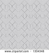 Vector Clip Art of Retro Grayscale Diamond Illusion Background Pattern by Michaeltravers