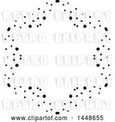 Vector Clip Art of Retro Hand Drawn Star Frame of Dots by KJ Pargeter