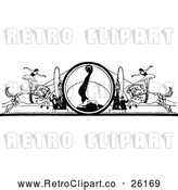 Vector Clip Art of Retro Horse Circus Act by Prawny Vintage