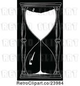 Vector Clip Art of Retro Hourglass Timer by Prawny Vintage