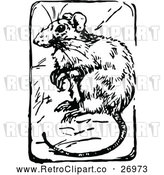 Vector Clip Art of Retro Mouse by Prawny Vintage