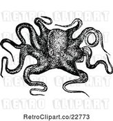 Vector Clip Art of Retro Octopus 2 by Prawny Vintage