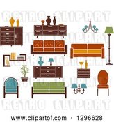 Vector Clip Art of Retro or Modern Furniture 2 by Vector Tradition SM
