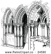 Vector Clip Art of Retro Priory of St Radegund Jesus College Cambridge Uk by Prawny Vintage