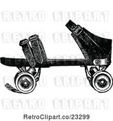 Vector Clip Art of Retro Roller Skate 2 by Prawny Vintage