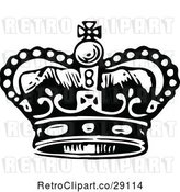 Vector Clip Art of Retro Royal Crown 2 by Prawny Vintage