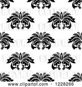 Vector Clip Art of Retro Seamless Floral Background Pattern by Vector Tradition SM