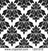 Vector Clip Art of Retro Seamless Pattern Background of Floral Damask 6 by Vector Tradition SM