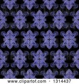 Vector Clip Art of Retro Seamless Purple Pattern Background by KJ Pargeter
