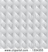 Vector Clip Art of Retro Seamless White Paper Weave Background Pattern by Michaeltravers
