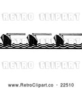 Vector Clip Art of Retro Ship Border 2 by BestVector