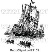 Vector Clip Art of Retro Ships and Boats by Prawny Vintage