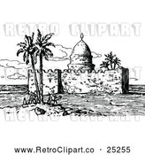 Vector Clip Art of Retro Tomb of Ezra by Prawny Vintage