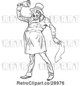 Vector Clip Art of Retro Town Crier by Prawny Vintage