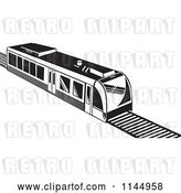Vector Clip Art of Retro Train 1 by Patrimonio