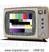 Vector Clip Art of Retro TV by