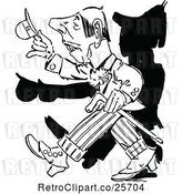 Vector Clip Art of Snooty Guy by Prawny Vintage