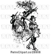 Vector Clip Art of Soldiers by Prawny Vintage