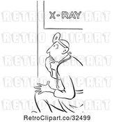 Vector Clip Art of X Ray Doctor by Picsburg