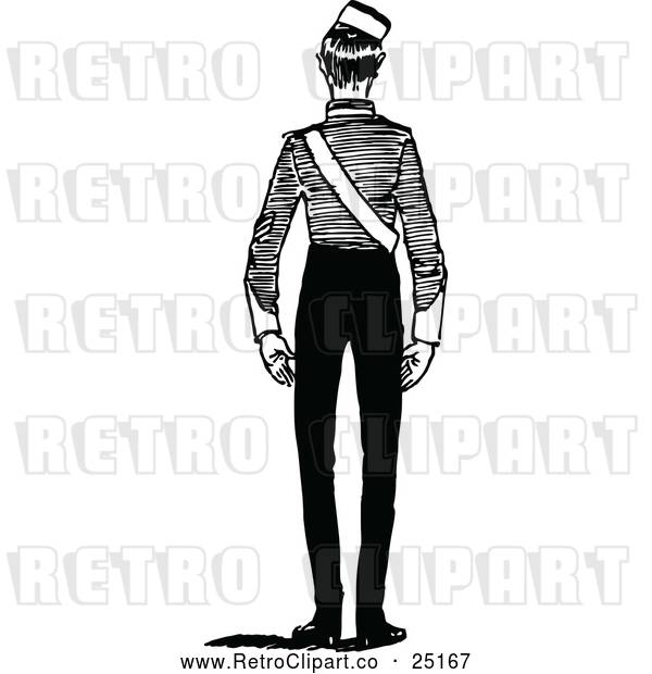 Vector Clip Art of Cadet